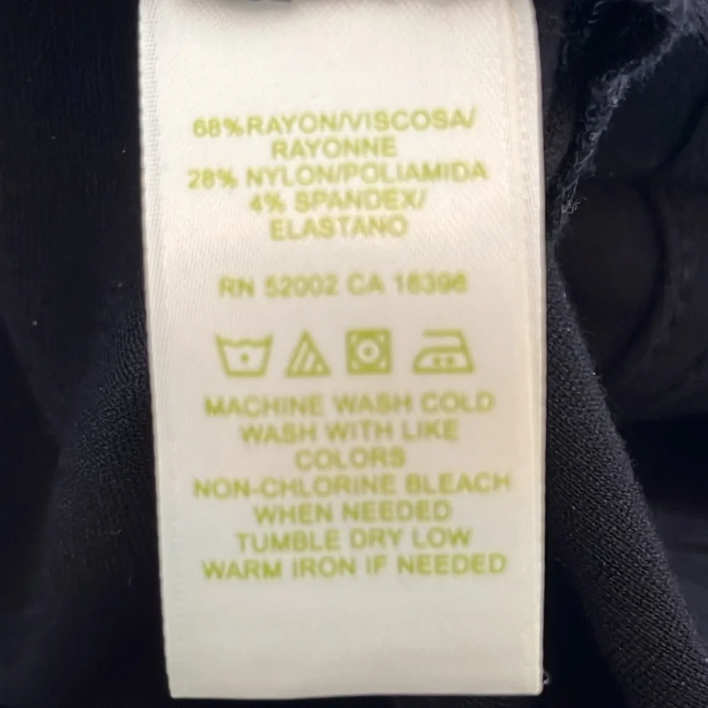 Sigrid Olsen black top size 14 - Picture 8 of 8